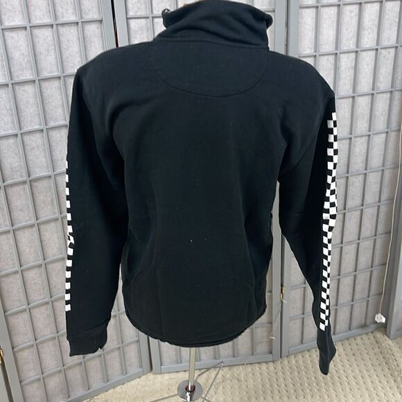 Vans Versa (Black/Checkerboard) Quarter Zip Pullover, Size Men’s Small - Picture 5 of 7